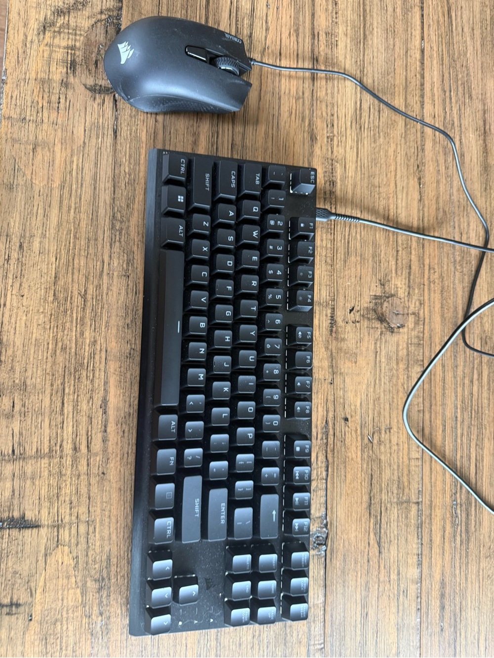Corsair K60 Pro keyboard and mouse